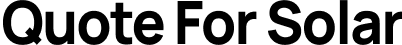 Quote for solar logo
